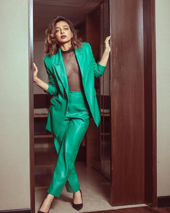Staggering Clicks Of Radhika Apte in Designer Outfit